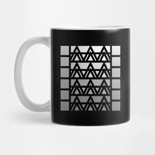 “Dimensional Peaks” - V.1 Grey - (Geometric Art) (Dimensions) - Doc Labs Mug